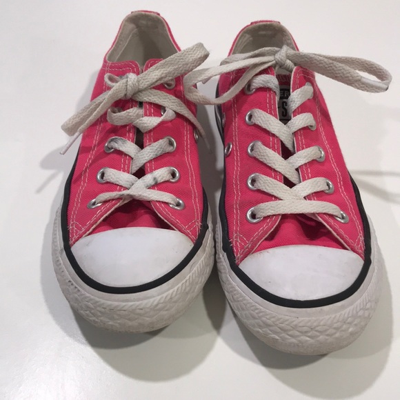 Converse Other - Kids size 13 pink canvas converse sneakers